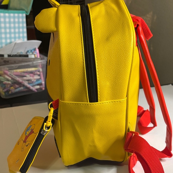 Disney Winnie the Pooh PU Leather Mini Backpack and Coin Purse - Picture 4 of 5